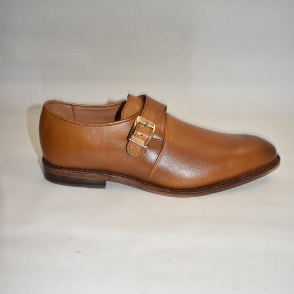Allen Edmonds Plymouth Single Monk Strap Dress Shoe Walnut Brown Size 11 D - Picture 3 of 11